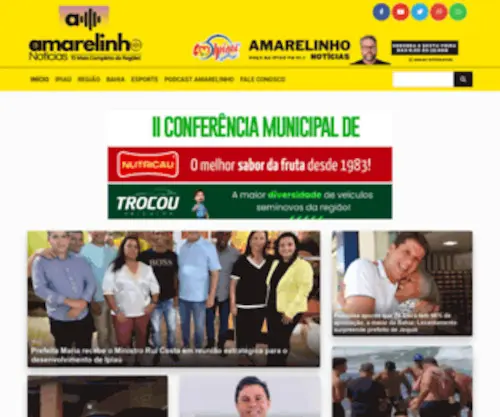 Amarelinhonoticias.com.br(Amarelinhonoticias) Screenshot