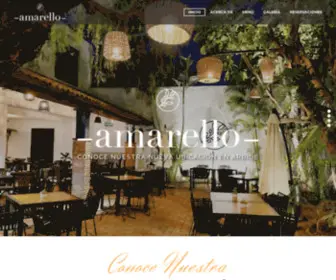 Amarellorestaurante.com(Restaurantes en león) Screenshot