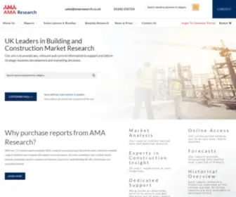 Amaresearch.co.uk(Market Reports and Bespoke Research) Screenshot