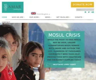 Amarfoundation.org(AMAR Foundation) Screenshot