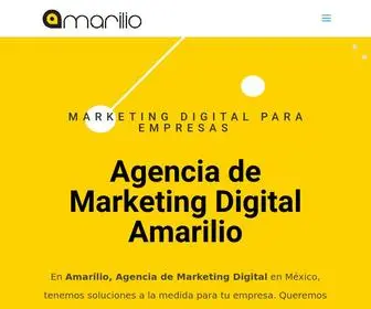 Amarilio.com.mx(Agencia de Marketing Digital Amarilio) Screenshot