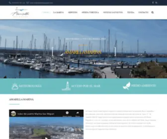 Amarillamarina.com(Marina San Miguel) Screenshot