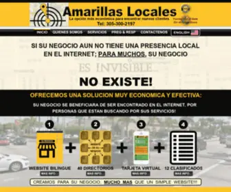 Amarillaslocales.com(Amarillas Locales) Screenshot