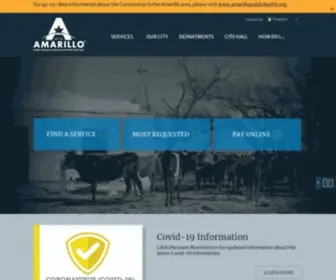 Amarillo.gov(City of Amarillo) Screenshot