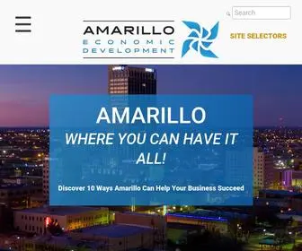 Amarilloedc.com(Amarillo Economic Development Corporation) Screenshot