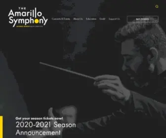 Amarillosymphony.org(The Amarillo Symphony) Screenshot