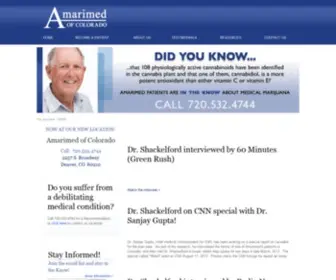 Amarimed.com(Denver Medical Marijuana Doctors) Screenshot