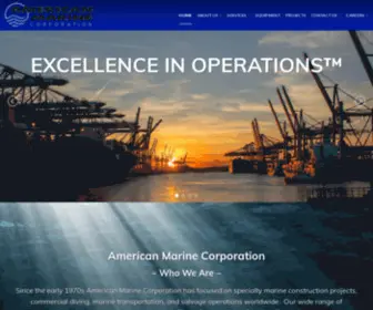 Amarinecorp.com(American Marine Corp) Screenshot