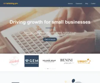 Amarketingpro.co.uk(A Marketing Pro) Screenshot