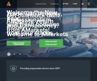 Amarkets.com(Forex Trading Company) Screenshot