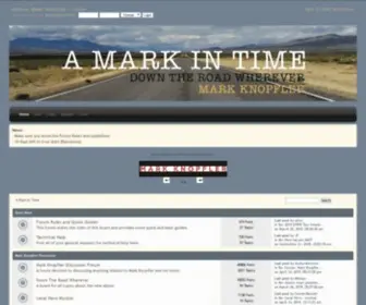 Amarkintime.org(A Mark In Time) Screenshot