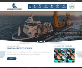 Amarmarine.com(Amar Marine Enterprises) Screenshot