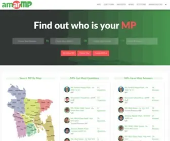 Amarmp.com(Find out your MP) Screenshot