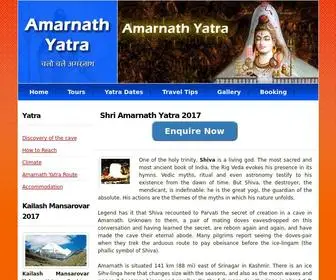 Amarnath-Yatra.org(Amarnath Yatra) Screenshot