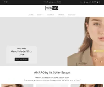 Amaro.co.il(AMARO Jewellery) Screenshot