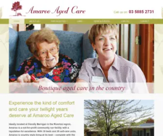Amaroo.org.au(Amaroo Aged Care) Screenshot
