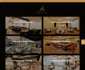 Amaroossa.com(Amaroossa Hotels) Screenshot