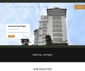 Amaroossaroyalbogorhotel.com(Amaroossa Hotels) Screenshot