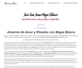 Amarresdeamor.com.es(AMARRES DE AMOR) Screenshot