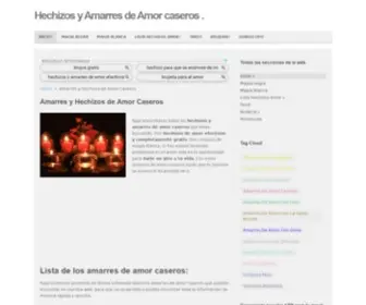 Amarresdeamorcaseros.org(Amarres de amor caseros) Screenshot