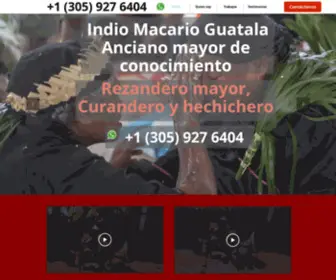 Amarresdeamormacarioguatalaancianomayor.com(Amarres IndioMacario) Screenshot