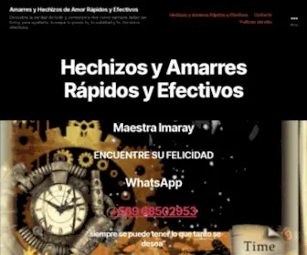 Amarresyhechizosrapidos.com(Amarres y Hechizos de Amor Rápidos y Efectivos) Screenshot