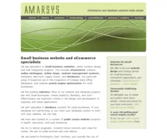 Amarsys.co.uk(Websites) Screenshot