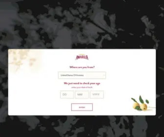 Amarula.com(Please Verify Your Age) Screenshot