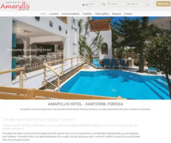 Amaryllis-Santorini.com(Amaryllis Hotel) Screenshot