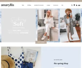 Amaryllisapparel.com(Women’s Clothing Boutique Online) Screenshot