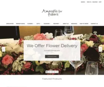 Amaryllisforflowers.co.nz(Online Flower Shop) Screenshot