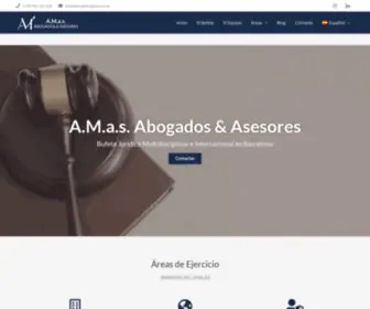 Amasabogados.com(A.M.a.s) Screenshot