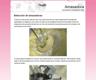 Amasadora.com.es(Amasadora) Screenshot