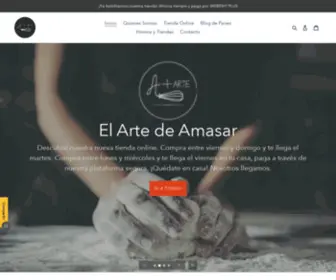 Amasarte.cl(Arte Panes de Autor) Screenshot