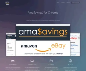 Amasavings.com(AmaSavings for Chrome) Screenshot