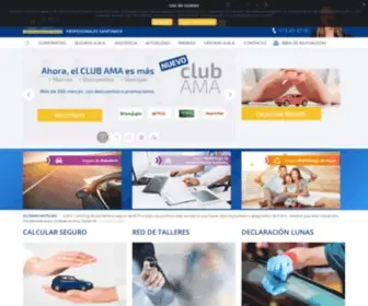 Amaseguros.com(Seguros para médicos y profesionales sanitarios) Screenshot