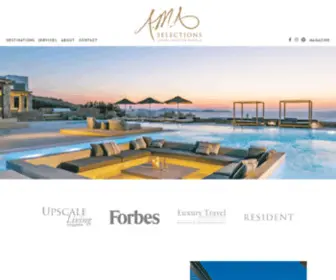 Amaselections.com(Luxury Villas France) Screenshot