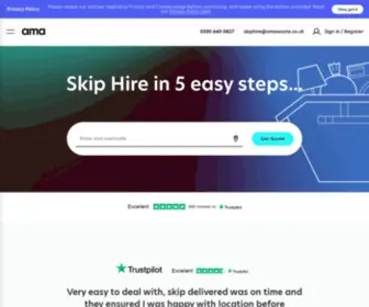 Amaskiphire.co.uk(Skip Hire) Screenshot