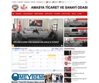 Amasyatso.org.tr(Amasya Ticaret ve Sanayi Odas) Screenshot