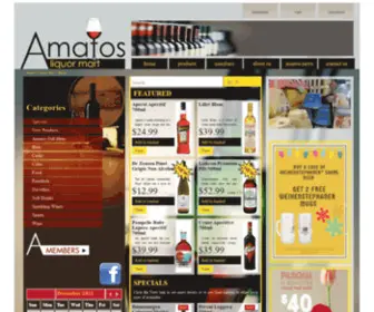 Amatos.com.au(Amatos Liquor Mart) Screenshot