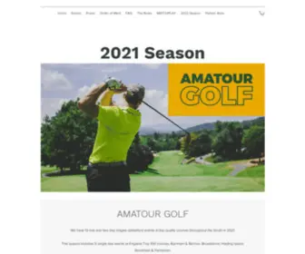 Amatourgolf.net(AMATOUR GOLF) Screenshot