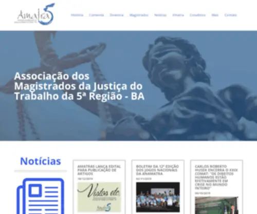 Amatra5.org.br(Amatra 5) Screenshot