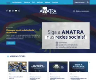 Amatra6.com.br(Associação dos Magistrados da Justiça do Trabalho da 6.ª Região) Screenshot