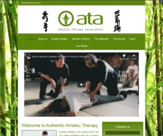 Amatsu.info(Amatsu Therapy UK) Screenshot