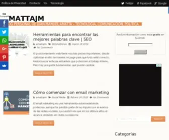 Amattajm.com.ar(Blog personal de Juan Manuel Amatta) Screenshot