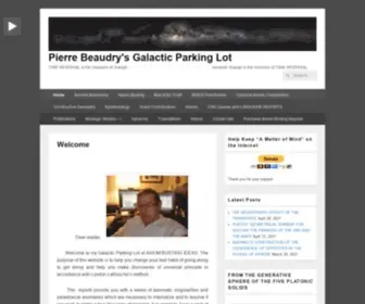 Amatterofmind.us(Pierre Beaudry's Galactic Parking Lot) Screenshot