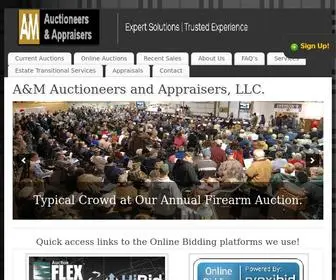 Amauctions.com(A&M Auctioneers and Appraisers) Screenshot