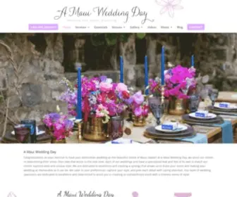 Amauiweddingday.com(A Maui Wedding Day) Screenshot