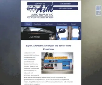 Amautorepairwa.com(A & M Auto Repair Inc) Screenshot