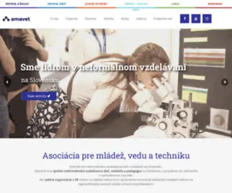 Amavet.sk(Asociácia pre mládež) Screenshot